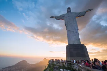 The statue of Christ the Redeemer in Rio de Janeiro, Brazil